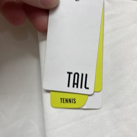 Tail NWT White Scoop Neck Athletic Tennis Tank Top Size XS - Picture 4 of 9